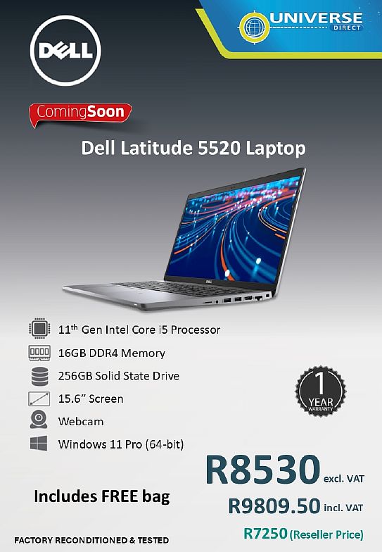 DELL 5520 I5 11TH 16GB/256GB/W11P
