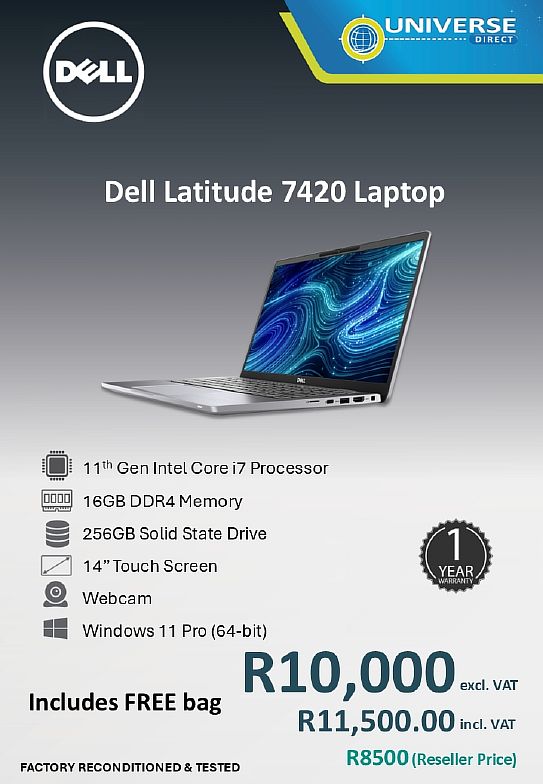DELL 7420 I7 11TH 16GB/256SSD/W11P/TS
