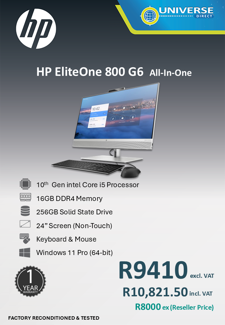 HP 800 G6 AIO I5 16GB/256SSD/W11P