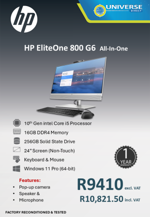HP 800 G6 AIO I5 16GB/256SSD/W11P