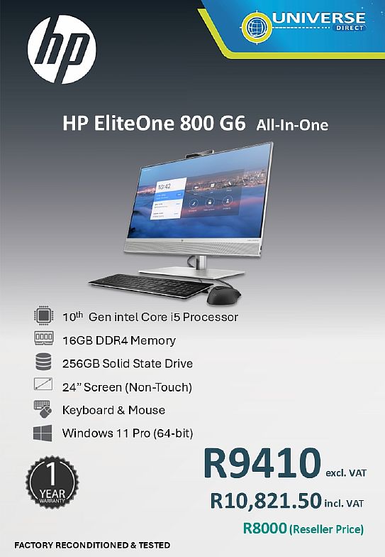 HP 800 G6 AIO I5 16GB/256SSD/W11P