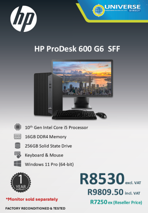 HP 600 G6 SFF I5 10TH 16GB/256SSD/W11P