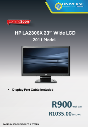 23" HP LA2306X REFURB LCD
