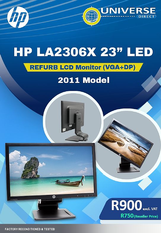23″ HP LA2306X REFURB LCD