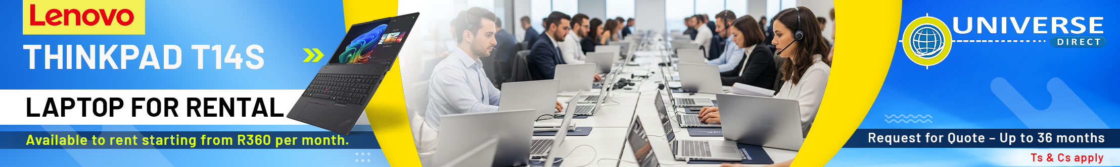 Rental laptop - Lenovo THinkPad T14S (Web banner) (2)