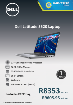 DELL 5520 I5 11TH 16GB/256SSD/W11P