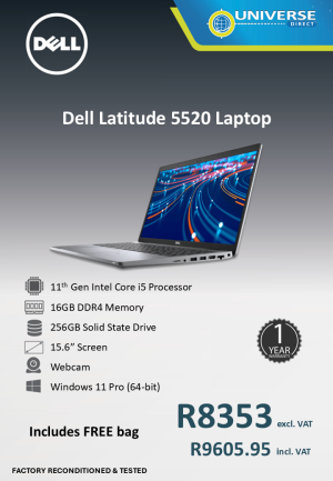 DELL 5520 I5 11TH 16GB/256SSD/W11P