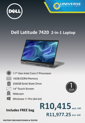DELL 7420 I7 11TH 16GB/256SSD/W11P