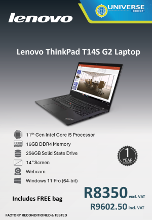 LEN T14S G2 I5 11TH 16GB/256SSD/W11P