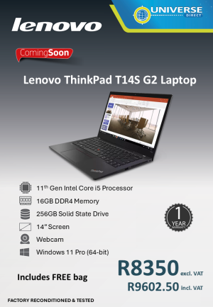 LEN T14S G2 I5 11TH 16GB/256SSD/W11P