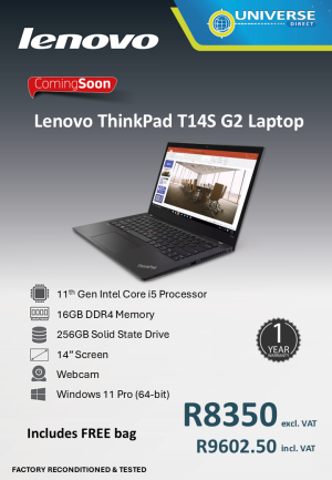 LEN T14S G2 I5 11TH 16GB/256SSD/W11P