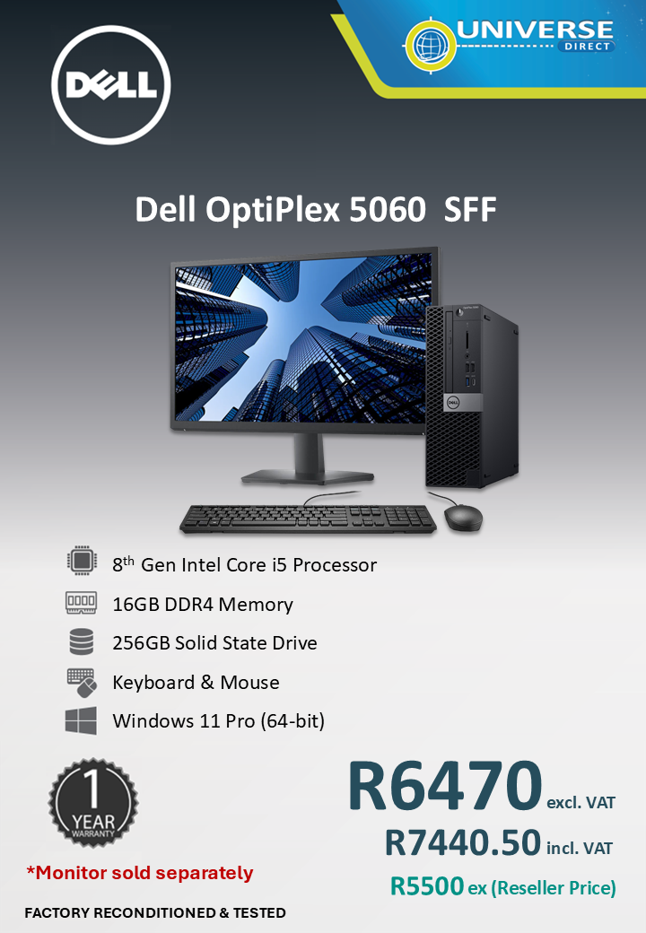 DELL 5060 SFF I5 8TH 16GB/256SSD/W11P