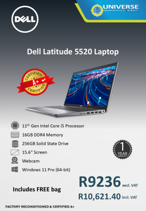 DELL 5520 I5 11TH 16GB/256SSD/W11P A+