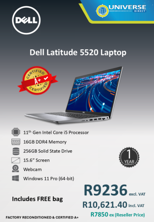 DELL 5520 I5 11TH 16GB/256SSD/W11P A+