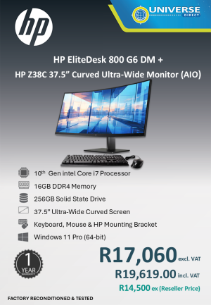 HP 800 G6 I7 10TH 16GB/256GB/W11P/38″
