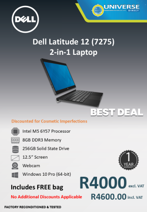 BD DELL 12(7275) M5 1.1/8GB/256SSD/W10