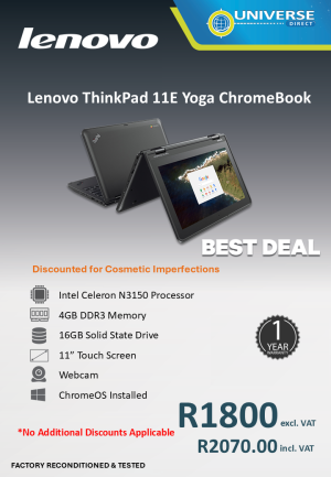 BD LEN YOGA 11E N3150 1.6/4GB/16SSD/TS