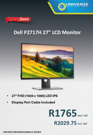 27" DELL P2717H REFURBISHED LCD