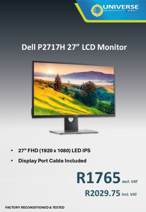 27" DELL P2717H REFURBISHED LCD