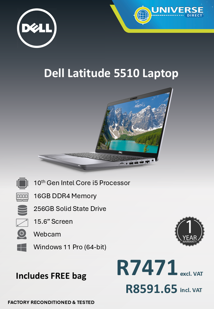 DELL 5510 I5 10TH 16GB/256SSDW11P