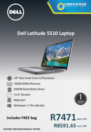 DELL 5510 I5 10TH 16GB/256SSDW11P