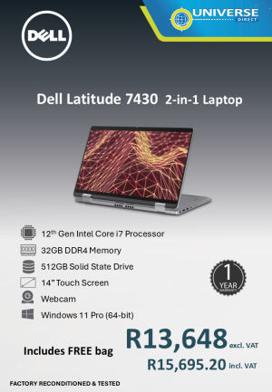 DELL 7430 2IN1 I7 12TH 32GB/512SSD