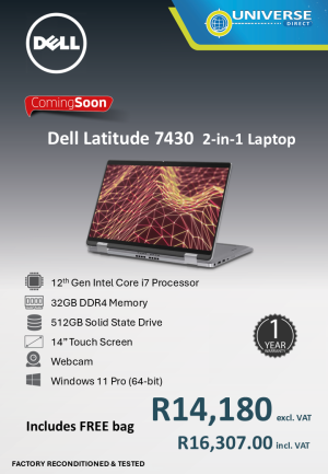 DELL 7430 2IN1 I7 12TH 32GB/512SSD