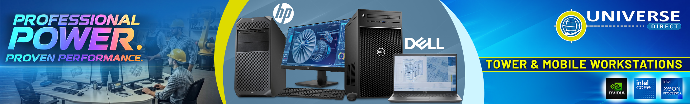 Dell Precision Workstations & HP Z Towers - Books (Web banner)