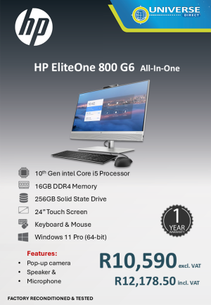 HP 800 G6 AIO I5 10 16GB/256SSD/TS/W11P