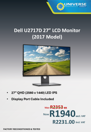 27" DELL U2717D LCD