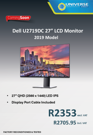 27" DELL U2719DC LCD