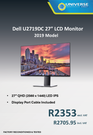 27" DELL U2719DC LCD