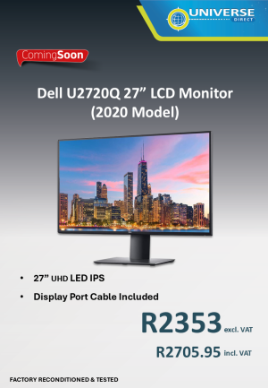 27" DELL U2720Q  LCD (HDMI/DP)