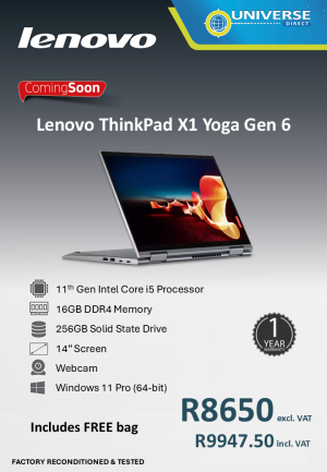LEN X1 YOGA G6 I5-11TH 16GB/256SSD/W11P