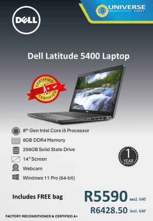 DELL 5400 I5 8TH 8GB/256SSD/W11P A+