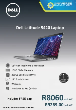 DELL 5420 I5 11TH 16GB/256GB/W11P/TS
