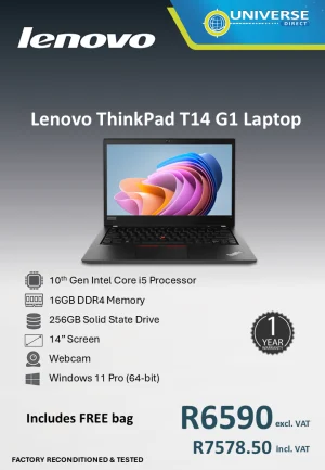 LEN T14 G1 NB I5-10TH 16GB/256SSD/W11P