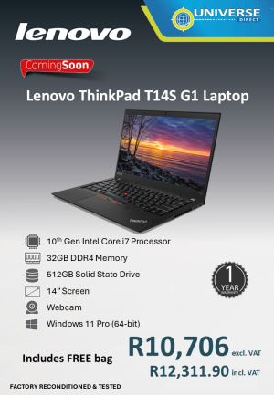 LEN T14S G1 I7-10TH 32GB/512SSD/W11P
