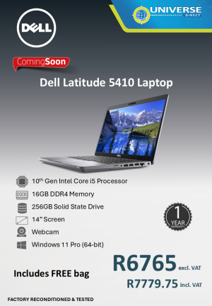 DELL 5410 I5 10TH 16GB/256SSD/W11P