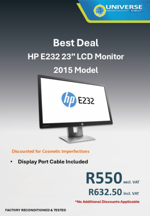 BD 23" HP E232 WIDE LCD