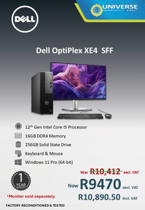DELL XE4 SFF I5 10TH 16GB/256SSD/W11P
