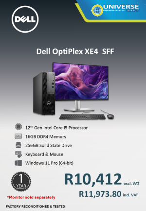 DELL XE4 SFF I5 10TH 16GB/256SSD/W11P