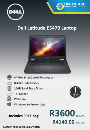 DELL E5470 NB I5 2.4/8GB/256SSD/W10P