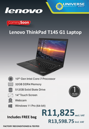 LEN T14S G1 I7-10TH 32GB/512SSD/W11P/TS