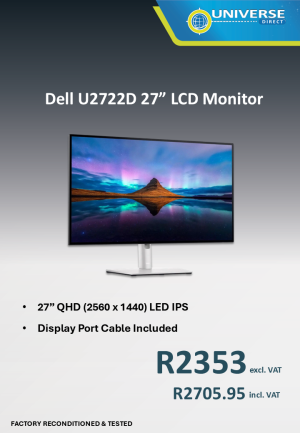 27" DELL U2722D LCD