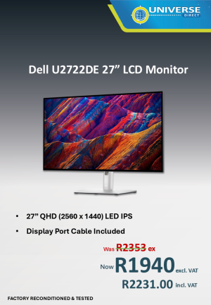 27" DELL U2722DE LCD