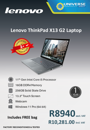 LEN X13 G2 I5 11TH 16GB/256GB/W11P/TS A+