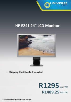 24" HP E241 LCD