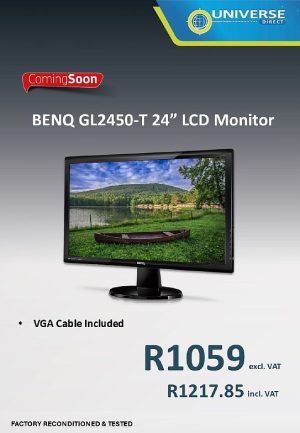 24" BENQ GL2450-T LCD