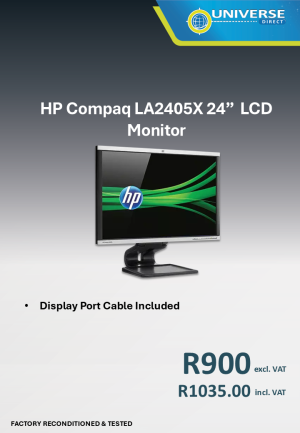 24" HP LA2405X LCD